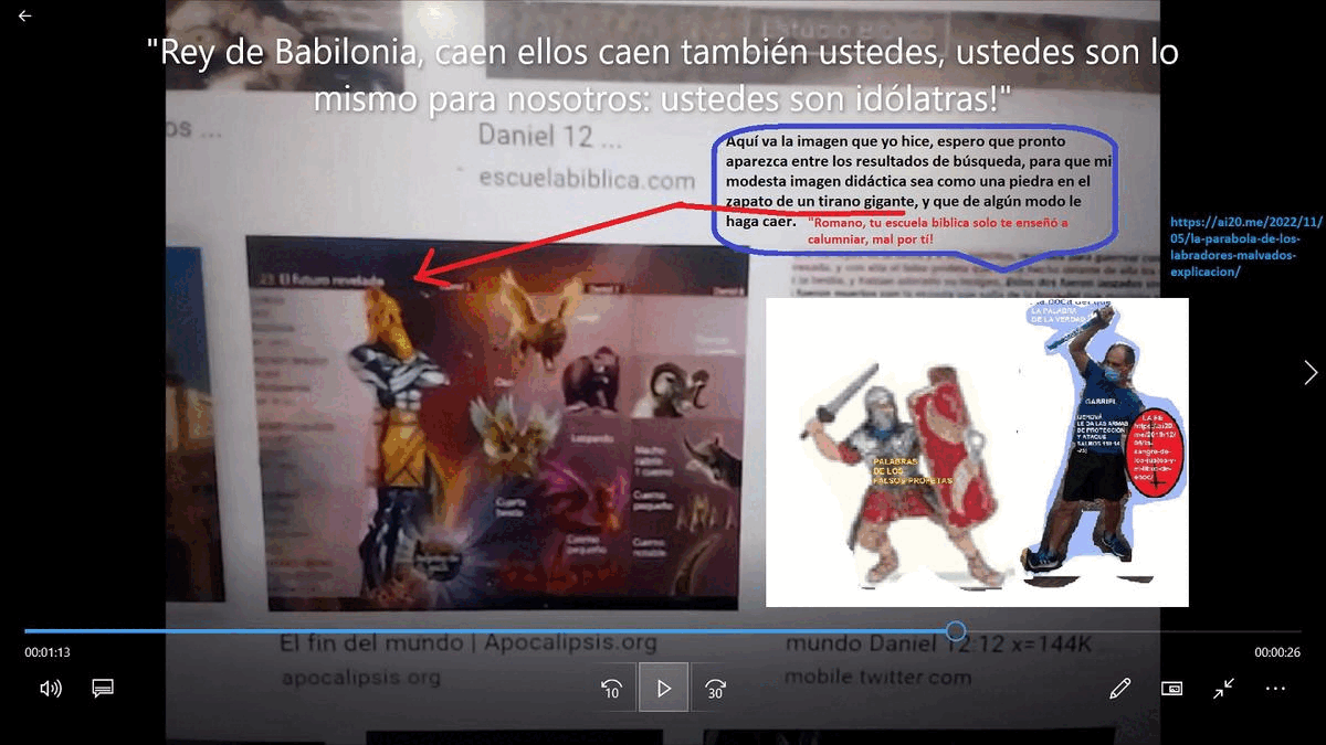 Babilonia equivale al Imperio Romano en Apocalipsis - El vaticano y su Biblia es lo que queda del imperio romano