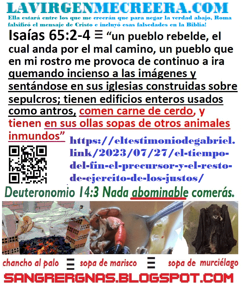 Isaias desmiente a los romanos y a su falso nuevo testamento en la Biblia