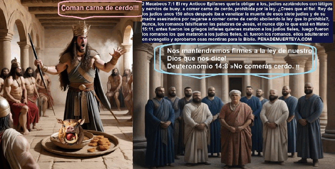 La persecusion contra los judios - La maldad de Antioco IV Epifanes