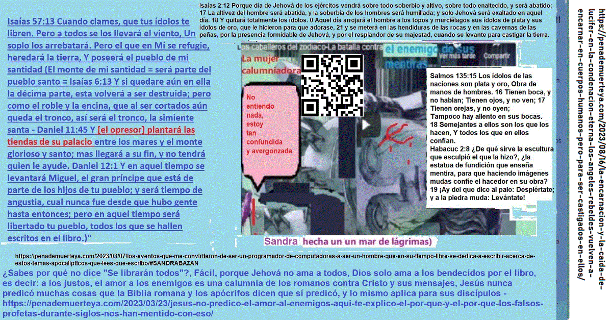 La merecida caida de Sandra Elizabeth - descrita en Miqueas 7 la profecia