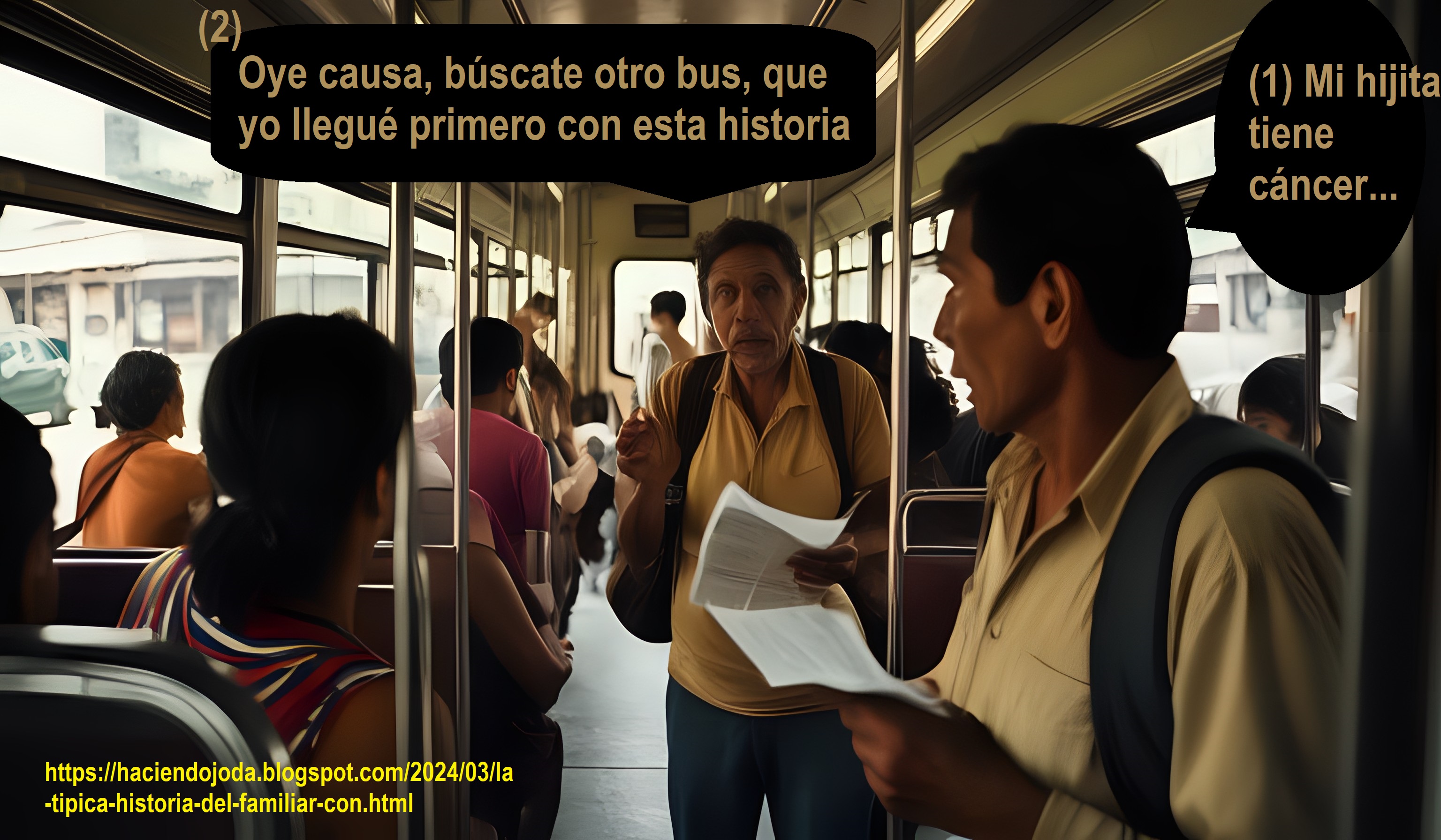 el tipico cuento del familiar con cancer