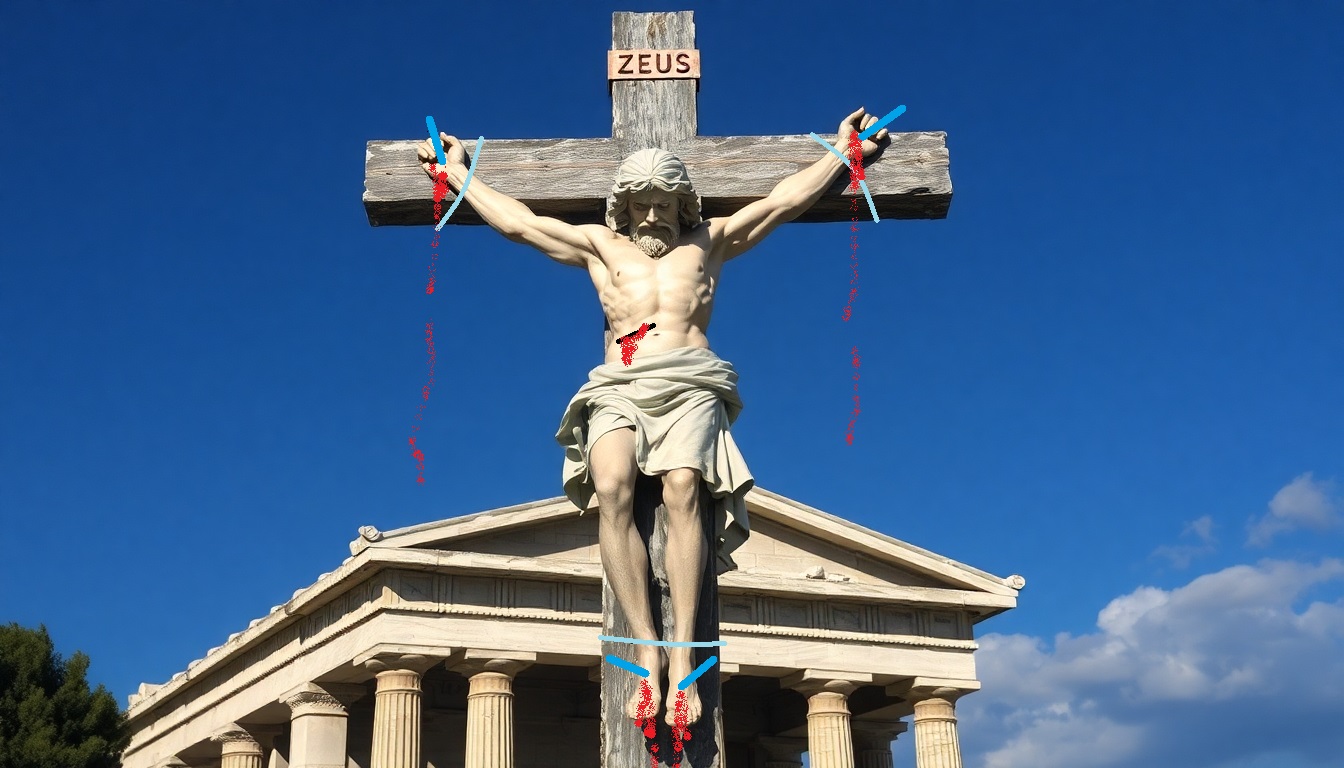 Ironizo - Dios amó tanto al mundo que el príncipe de este mundo quedó allí en la cruz